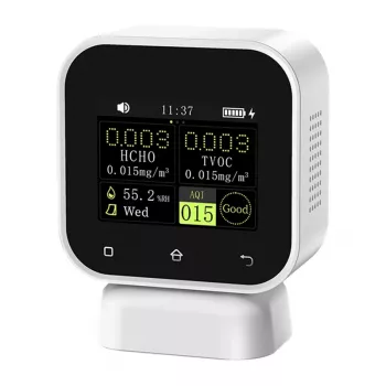 FNIRSI SFD-02 4-in-1 monitor kvality vzduchu v interiéri detektor formaldehydu s dotykovou obrazovkou