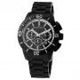Folli Follie Watch Man WF8Y036BEK 40 mm čierna ušľachtilá oceľ koža