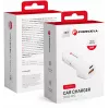 Forcell Carbon CC50-1A1C 38W USB-C PD + USB-A QC 3.0 auto nabíjačka - biela