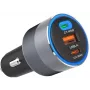 Forcell F-Energy 65 auto nabíjačka 65W, 2x USB-C (PD 3.0) & 1x USB-A (QC 4.0), sivá