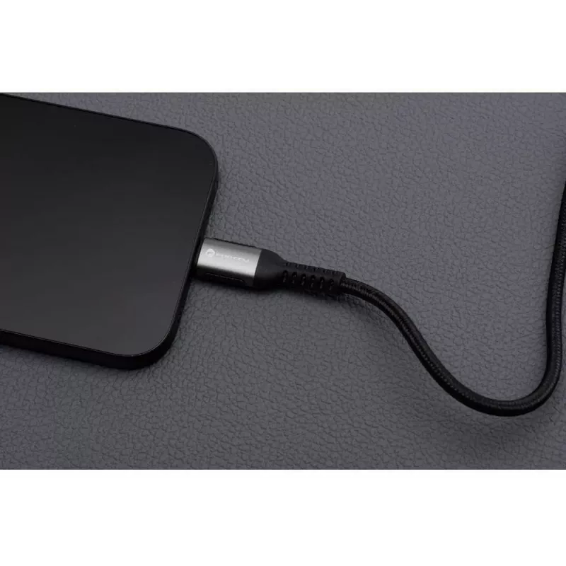 Forcell F-Energy Cafule USB-C na USB-C kábel 0,5 m 240 W 5A PD QC 4.0 Spletaný čierny