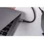 Forcell F-Energy Cafule USB-C na USB-C kábel 0,5 m 240 W 5A PD QC 4.0 Spletaný čierny