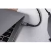 Forcell F-Energy Cafule USB-C na USB-C kábel 3m 240W PD 3.1 QC 4.0 pletený čierny
