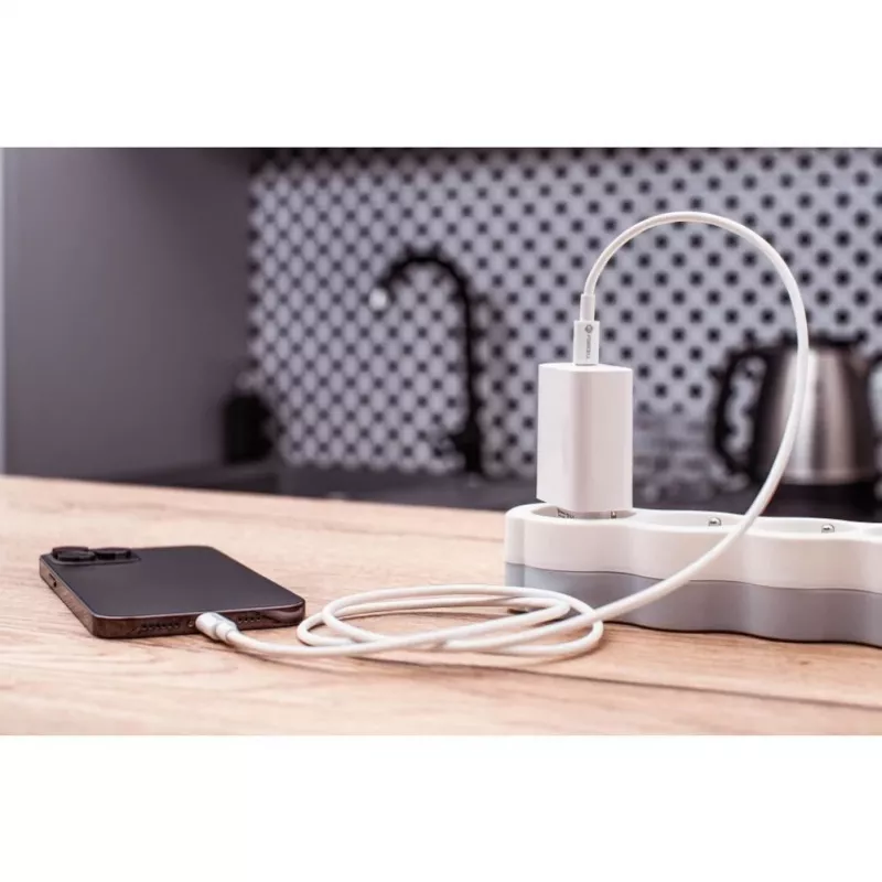 Forcell F-Energy kábel USB-C na USB-C QC4.0 PD 5A 100W 3m biely C339