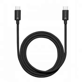 Forcell USB-C na USB-C kábel F-Energy QC PD Tube 1m C293 čierny