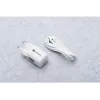 Forcell VT-41 GaN III 33W nástenná nabíjačka s 1x USB-C PD 3.0 & 1x USB-A QC 4.0 (biela)