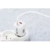 Forcell VT-41 GaN III 33W nástenná nabíjačka s 1x USB-C PD 3.0 & 1x USB-A QC 4.0 (biela)