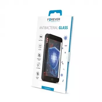 Forever Apple iPhone X/XS/11 Pro antibakteriálne tvrdené sklo ochranná fólia displeja s čiernym rámom
