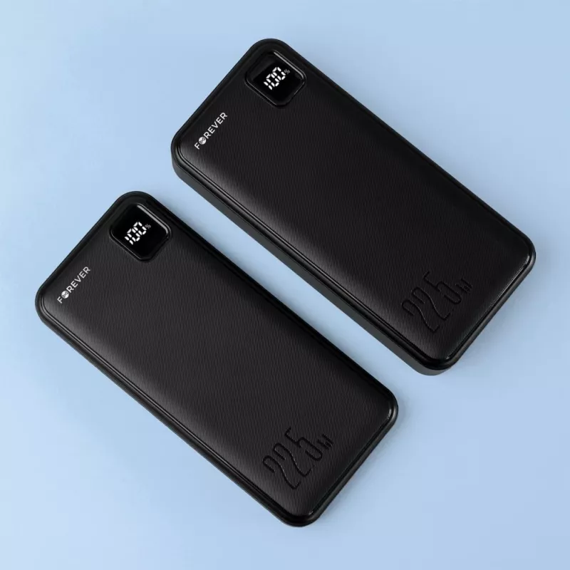 Forever Power Bank TB-300L PD QC 22.5W 20000 mAh čierna