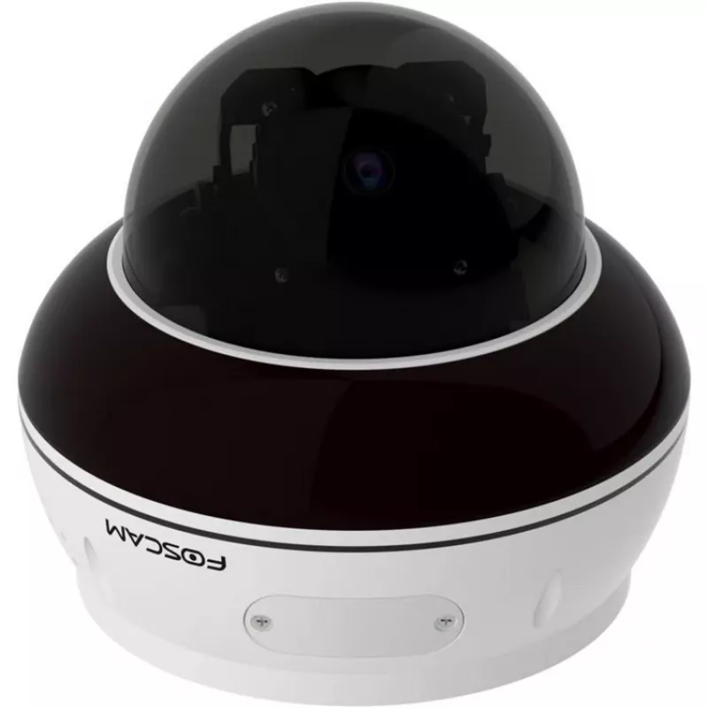 Foscam D8ET-W 8MP 4K UHD PoE PTZ IP dome kamera s AI rozpoznávaním, biela