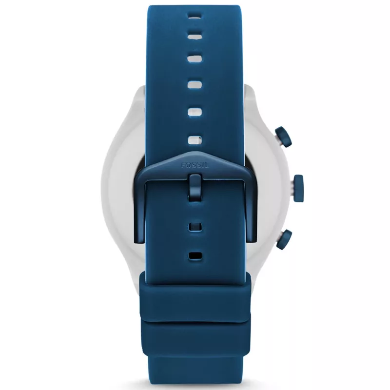 Fossil FTW4036 Gen 5 smartwatch 44 mm oceľ silikónový remienok Wear OS