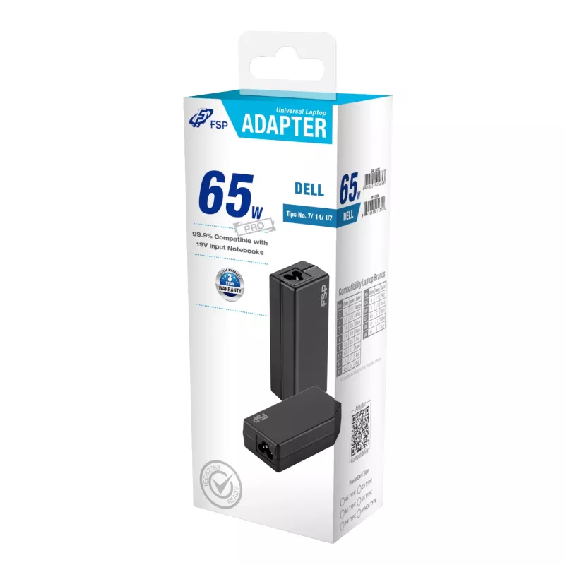 FSP PRO 65W univerzálny adaptér pre notebook – Dell