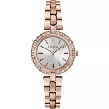 FURLA Arco Chain dámske quartz hodinky WW00002003L3 34mm, strieborná nerezová oceľ