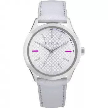 FURLA Giada dámske quartzové hodinky 35mm puzdro z ušľachtilej ocele ružový kožený remienok R4251101504