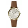 FURLA Giada dámske quartz hodinky WW00003002L2 38 mm strieborný ciferník modrý kožený remienok