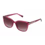 Furla SFU336 slnečné okuliare pre dámy - havana acetátový rám s hnedými gradientnými šošovkami - 55/18/135 mm