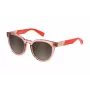 FURLA SFU687-510D48 dámske slnečné okuliare - hnedý havana acetátový rám, hnedé gradientové šošovky, 51 mm