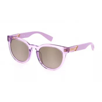 FURLA SFU687-516PFG dámske slnečné okuliare Havana acetátový rám hnedé gradientové sklá 51mm