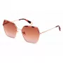 FURLA dámske slnečné okuliare SFU599V58300K butterfly Havana acetátový rám hnedé gradientové šošovky 58mm