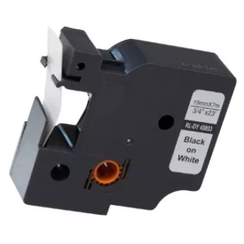 G&G BB-D-G-D1-45803 kompatibilná popisovacia páska pre DYMO 45803, biela, 19 mm x 7 m