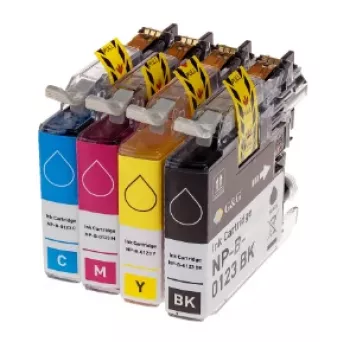 G&G kompatibilné 4-bal. atramentové náplne High Yield pre HP 364XL – čierna, azúrová, purpurová, žltá GP-H364XLBKCMY-4P