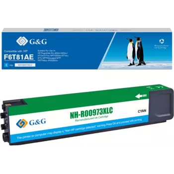 G&G kompatibilná atramentová kazeta HP 973X azúrová High Yield NH-R00973XLC