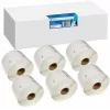 G&G kompatibilné etiketové rolky 32x57 mm čierna na bielu, 6 roliek x 1000 etikiet, pre Dymo 11354/S0722540
