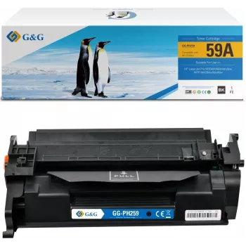 G&G kompatibilná tonerová kazeta pre HP 59A / CF259A (21080) - čierna, štandardná výťažnosť, 3.000 strán