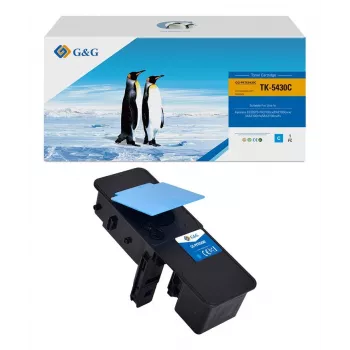 G&G kompatibilná tonerová kazeta pre Kyocera TK-5430C cyan (20445)