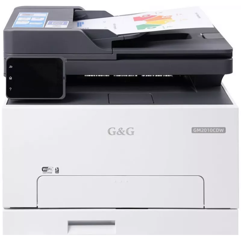 G&G GM2010CDW farebná laserová multifunkčná tlačiareň 3-in-1, 20 ppm, duplex, Wi-Fi, dotykový displej