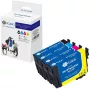 G&G multipack atramentových kaziet kompatibilný s Epson 604XL (4 x XL, čierna/cyan/magenta/žltá, 20547)