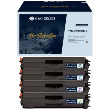 G&G Select toner 4-kusová sada kompatibilná s Brother TN-423CMYK (21144)