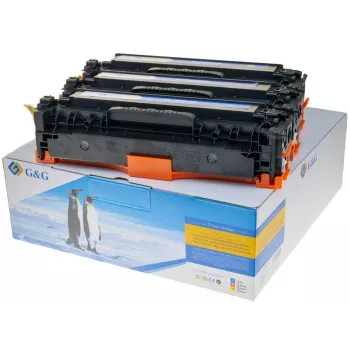 G&G toner 3-farebná sada pre HP 125A /128A/131A C/M/Y