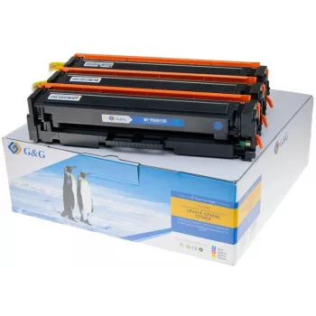 G&G toner multipack color kompatibilný HP 201X/CF253XM azúrová, purpurová, žltý