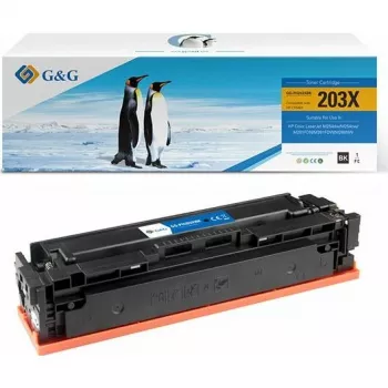 G&G XL tonerová náplň kompatibilná s HP 203X / CF540X (čierna, vysoká výťažnosť)