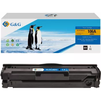 G&G XXL tonerová kazeta kompatibilná s HP 106A / W1106A (High Yield) čierna