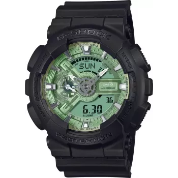 G-SHOCK GA-110CD-1A3ER analógovo-digitálne čierne živicové športové hodinky