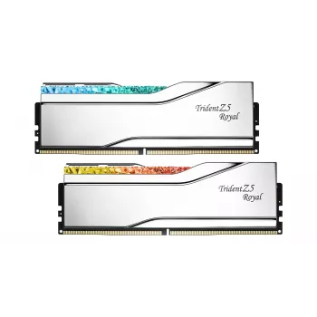 G.Skill Trident Z5 Royal RGB 48GB (2x24GB) DDR5-8400 CL40 kit stolovej pamäte - leštená strieborná