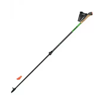 Gabel Carbon XT 2S-80 F.L. Nastaviteľné palice na nordic walking, 78-135 cm, čierna/zelená