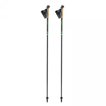 GABEL FLD Carbon nordic walking palice 115 cm – karbónová tyč, korková rukoväť, pevná dĺžka (pár)