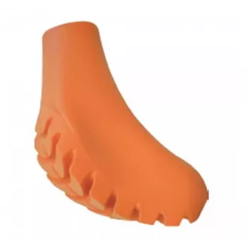 Gabel Walking Pad XXL Gumové podložky pre palice na severskú chôdzu, veľkosť M, oranžové