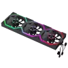 Gamemax FN12A-N2 WL-R skriňový ventilátor čierny