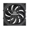 Gamemax FN12A-N2 WL-R skriňový ventilátor čierny