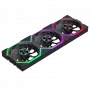 Gamemax FN12A-N2 WL-R skriňový ventilátor čierny