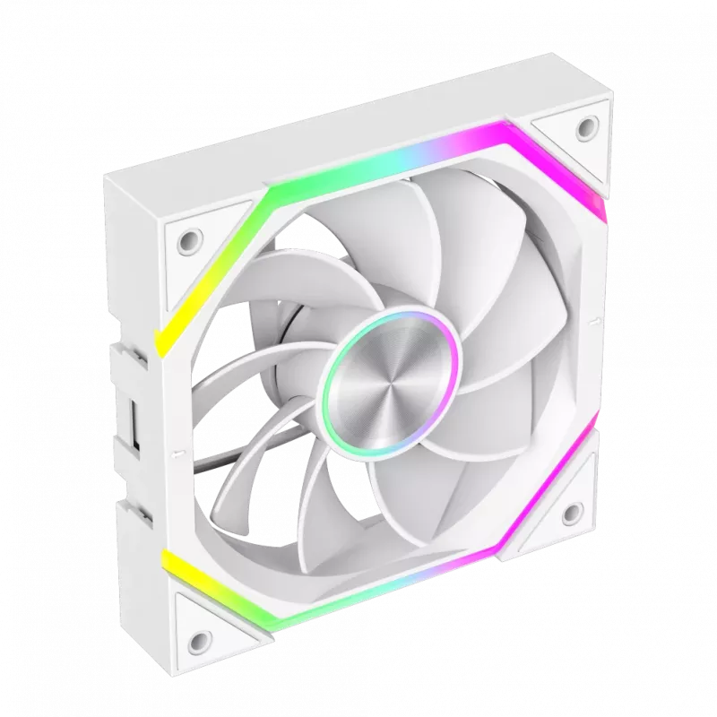 Gamemax FN12A-N2 WL-RW skriňový ventilátor biely