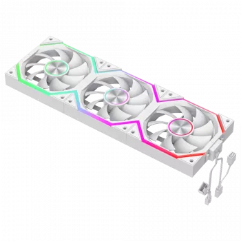 Gamemax FN12A-N2 WL-W skriňový ventilátor biely