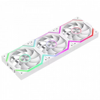 Gamemax FN12A-N2 WL-W skriňový ventilátor biely