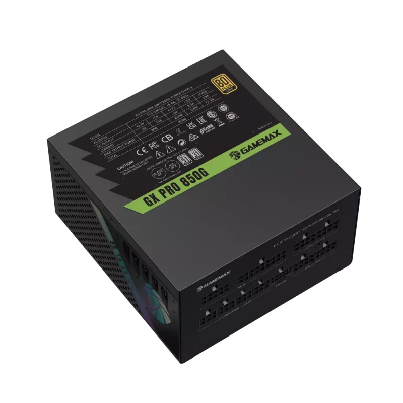 GAMEMAX GX PRO 850G 850W Gold modulárny napájací zdroj