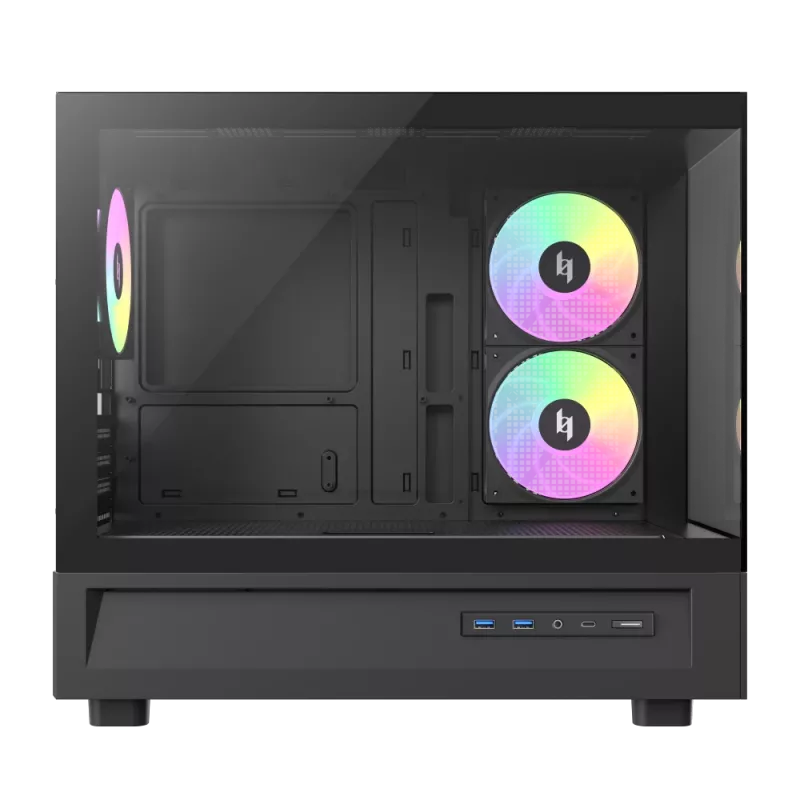 GAMEMAX NEX C31 BK Mid-Tower PC skriňa, MATX/BTF, čierna