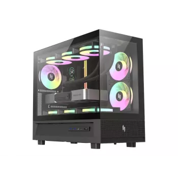 GAMEMAX NEX C31 BK Mid-Tower PC skriňa, MATX/BTF, čierna